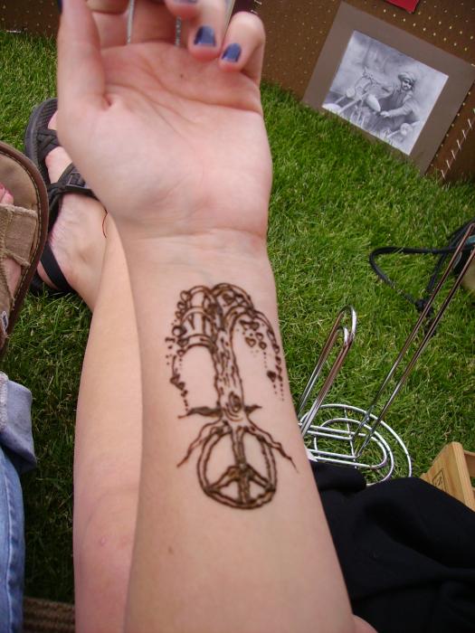 Peace symbol tattoos search results from Google